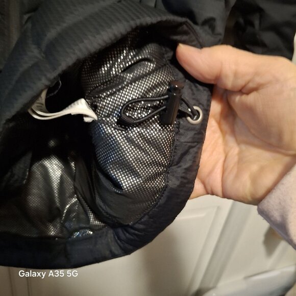 Columbia Womens Black Omni-Heat Puffer Jacket S Insulated Hooded Winter Coat Wit - Picture 4 of 7